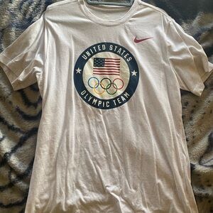 Nike White USA Olympic Team Tee